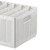 Closet Foldable Pants Storage Box Pure White Adjustable Dividers Rugged Divided Clothing Storage Boxes for Bedroom Wardrobe Large 7 Grids: 6 Baffles