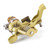 Male Thread G1/2 Zinc Alloy Sprinkler Rotating Sprayer Nozzle For Garden Lawn Irrigation