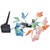 Solar Light String 12 LED IP44 Waterproof Colorful Butterflies Lamp String for Lawn Garden Courtyard
