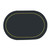 2Pcs Leather Oval Dining Food Mat Oil Proof Insulation Restaurant Table Home Hotel Non Slip Bowl Pad Placemat Black