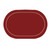 2Pcs Leather Oval Dining Food Mat Oil Proof Insulation Restaurant Table Home Hotel Non Slip Bowl Pad Placemat Black