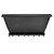 Balcony Clothes Drying Rack Wall Mounted with Mesh Surface Collapsible Drying Rack Retractable Laundry Rack 60cm Black