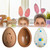 Easter Egg Mold Dinosaur Egg Chocolate Molds Baking Sugar Craft Decorating Mold Tool for DIY Cake Sweets and