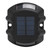 LED Solar Dock Light Ground Waterpoof Solar Powered Smart Sensing Garden Lights for Landscape Driveway 6V 1.8W Black Yellow