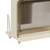 Cutting Boards Knife Organizer Multifunctional Knife Block Holder Rack with Draining Tray for Kitchen Countertop White