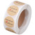 1 Roll Kraft Paper Stickers Handmade with Love Design Cute Heart Stationery Label Stickers for Food Labeling