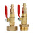 2pcs Brass Winterize Blowout Adapter 3/4 Internal and External Thread Brass Quick Adapter