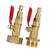 2pcs Brass Winterize Blowout Adapter 3/4 Internal and External Thread Brass Quick Adapter