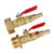 2pcs Brass Winterize Blowout Adapter 3/4 Internal and External Thread Brass Quick Adapter