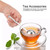 Stainless Steel Round Shape Retractable Tea Ball Infuser Filter Strainer Tea Accessories