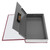 Diversion Book Safe Large Size Dictionary Style Stainless Steel Book Safe Combination Lock for Coins Card Documents Red