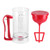 Cordless Electric Battery Powered Mixer Dispenser Pancake Cupcake Waffle Batter Maker Machine