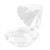 Candies Box Diamond Shaped Clear Jar Transparent Plastic Candy Storage Box for Home