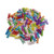 200Pcs Assorted Color Home Wooden Clip Practical Colorful Wood Photo Office Note Clamp