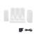 Candle Light Warm White Light LED Tea Light for Wedding Party Table Dining Room 100‑240VUK Plug