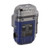 Dual Arc Electric Lighter Transparent Sealed Waterproof Windproof Cigarette Lighter with Power Display Blue