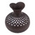 2.5W Scent Diffuser 300ml USB Powered Silent Operation Flower Vase Shape Aroma Humidifier for Offices Bedrooms Dark Brown