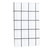 PVC Oil Proof Dining Kitchen Tablecloth End Table Cloth Cover Protector Black&White Plaid Print