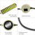 AC110-245V 2W 30LED Sewing Machine Light Lamp Magnetic Fixed Base Flexible Bendable Tube Goose Neck Design for Housework Household Duties Chores