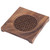 Household Innovative Walnut Square Teapot Mat Heat Insulation Coaster Tea Accessories