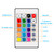 USB Dimmable RGB Colorful LEDs Strips Light with IR Remote Control 16 Colors & 4 Lighting Modes 1m 60LEDs Rope Light for TV Computer Desktop Background Home Kitchen Decorative Lighting
