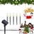 Factory direct Amazon Explosive Solar LED Five-pointed Star Christmas Tree Snowflake Garden Outdoor Holiday Light Five-pointed star