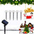 Factory direct Amazon Explosive Solar LED Five-pointed Star Christmas Tree Snowflake Garden Outdoor Holiday Light Five-pointed star