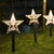 Factory direct Amazon Explosive Solar LED Five-pointed Star Christmas Tree Snowflake Garden Outdoor Holiday Light Five-pointed star