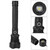 XHP70 9000LM 3 Lighting Modes LED Flashlight USB Strong Light Torch for HuntingBlack