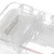 Portable Dispense Medicine Box Mini Small Pill Case Cutting Grinding Medicine Sealed Medicine Storage Box White