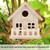Wooden Bird House Nests Outdoor Hanging Birds Parrots Resting Breeding Box Decoration