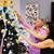 Christmas Ribbon Lights 4Meter 40 LED Lights Copper Wire Ribbon Bows String Lights for Party Weddings Holiday Christmas Tree Decor