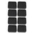 8 PCS Anti Vibration Pads Non Slip Rubber Mat Bed Risers for Refrigerator Washing Machine Sofa Cabinet