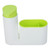Multifunctional Washing Sponge Sink Detergent Soap Dispenser Storage Kit (Green)