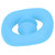 Silicone Hand Grip Hand Muscle Exercise Strength Training Massage Grip Stress Relief Toy(Blue )