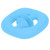 Silicone Hand Grip Hand Muscle Exercise Strength Training Massage Grip Stress Relief Toy(Blue )
