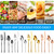 24-Piece Stainless Steel Utensils Set Include Forks Knives Spoons Silverware Set for 4 Mirror Polished Tableware Flatware Set for Home Kitchen and Restaurant Party Dishwasher Safe