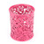 Makeup Brush Pencil Pen Pot Holder Organizer Stationery Container Storage Box (Romantic Red)