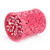 Makeup Brush Pencil Pen Pot Holder Organizer Stationery Container Storage Box (Romantic Red)