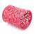 Makeup Brush Pencil Pen Pot Holder Organizer Stationery Container Storage Box (Romantic Red)