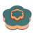 Snack Serving Tray Multifunction Large Capacity Flower Shape Nut Candy Serving Container for Home Monolayer