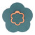 Snack Serving Tray Multifunction Large Capacity Flower Shape Nut Candy Serving Container for Home Monolayer
