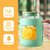[通拓商品]50oz Glass Cup with Handle Reusable Bamboo Lids Water Bottle Leakproof Wide Mouth BPA-free Iced Coffee Cup with Straw / Silicone Protective Sleeve