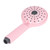 Pressurized Shower Head ABS Handheld Two Modes High Pressure Shower Sprayer Prevent Splashing Bathroom Accessories Pink