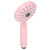 Pressurized Shower Head ABS Handheld Two Modes High Pressure Shower Sprayer Prevent Splashing Bathroom Accessories Pink