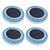 4Pcs Solar Floating Lights Waterproof LED Swimming Pool Lamp Solar Landscape Light for Outdoor