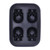 4Grids Ice Mold SkullShape NonStick Ice Cubes Maker Mold for Home Bar Restaurant