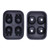 4Grids Ice Mold SkullShape NonStick Ice Cubes Maker Mold for Home Bar Restaurant