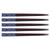 5 Pair Chopsticks Reusable Wood Chopsticks Eco Friendly Kitchen Tableware for HouseholdBlue