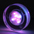 Beautiful Pattern Mini Crystal LED Light Base Buddha Display Stand Holder Home Decor